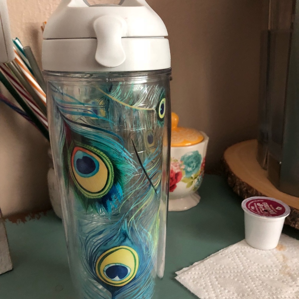 Tervis peacock water bottle